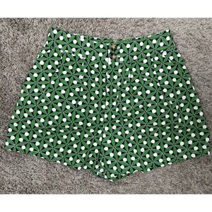 Women's Maeve By Anthropologie Shorts Navy Kelly Green Size 6